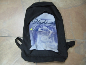 Nightwish ruksak čierny, 100% polyester. Rozmery: Výška 42 cm, šírka 34 cm, hĺbka až 22 cm pri plnom obsahu